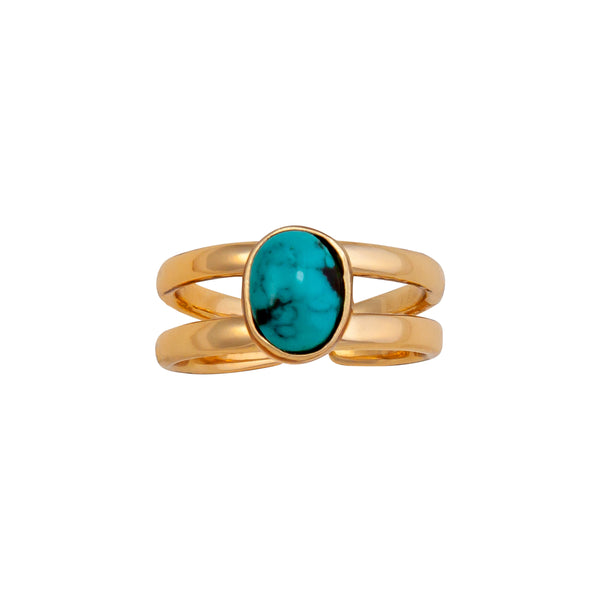 charles albert Alchemia Turquoise Adjustable Cuff Ring Alchemia Rings