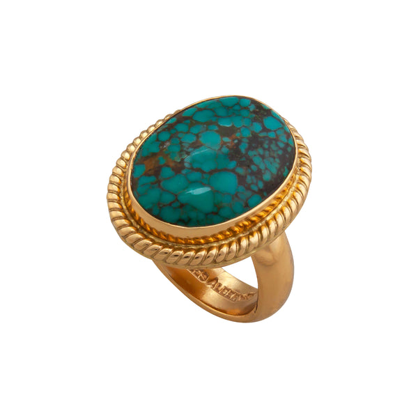 Charles Albert Alchemia Turquoise Adjustable Rope Ring Alchemia Rings
