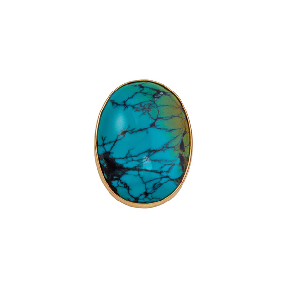 Charles Albert Alchemia Turquoise Oval Adjustable Ring Alchemia Rings