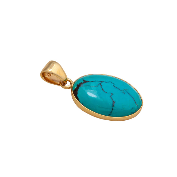 Charles Albert Alchemia Turquoise Oval Pendant Alchemia Pendants