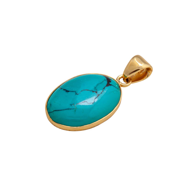 Charles Albert Alchemia Turquoise Oval Pendant Alchemia Pendants