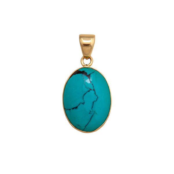 charles albert Alchemia Turquoise Oval Pendant Alchemia Pendants