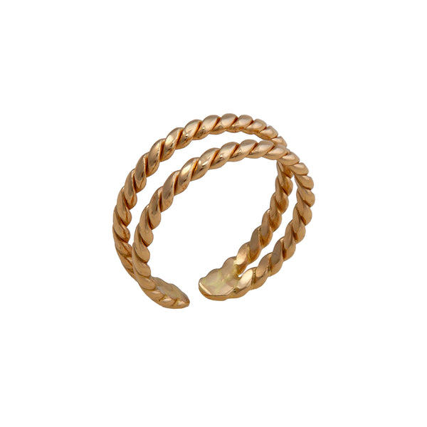 Charles Albert Alchemia Twisted Adjustable Cuff Ring Alchemia Rings