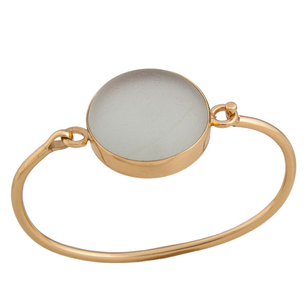 Charles Albert Alchemia White Recycled Glass Bangle 45% Off - Discontinued Items