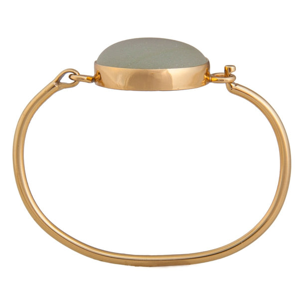 Charles Albert Alchemia White Recycled Glass Bangle 45% Off - Discontinued Items