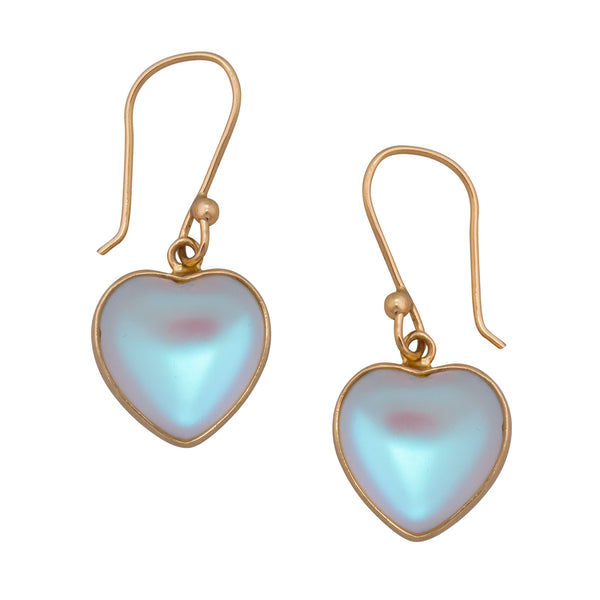 charles albert Heartfelt Alchemia Luminite Heart Earrings Alchemia Earrings