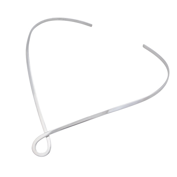 Charles Albert Silver Plated Twist Neckwire Base Metal Chain + Silver Plated Neckwires