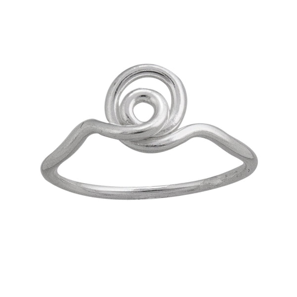 charles albert Sterling Silver Aura Ring Sterling Silver Stackable Rings