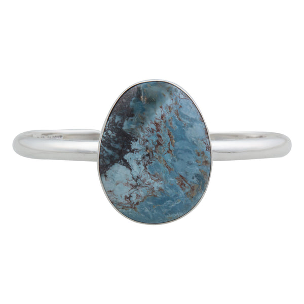 Charles Albert Sterling Silver Aztec Lapis Mini Cuff Sterling Silver Bracelets + Cuffs