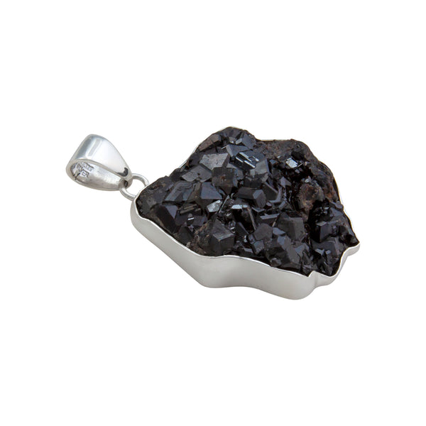 Charles Albert Sterling Silver Black Andradite Garnet Pendant Sterling Silver Pendants