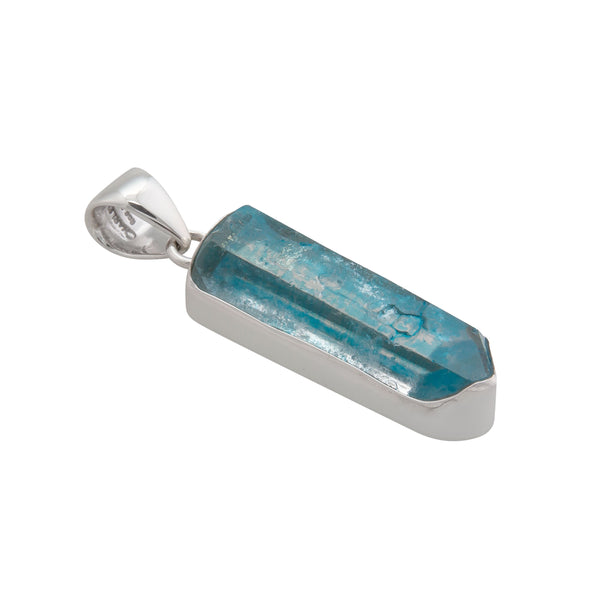Charles Albert Sterling Silver Blue Quartz Point Pendant Sterling Silver Pendants