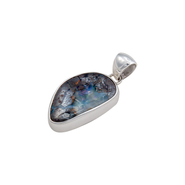 Charles Albert Sterling Silver Boulder Opal Pendant Sterling Silver Pendants