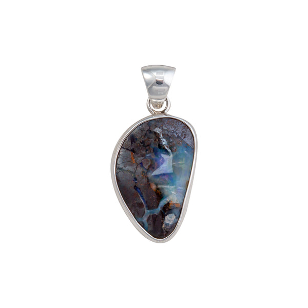 charles albert Sterling Silver Boulder Opal Pendant Sterling Silver Pendants