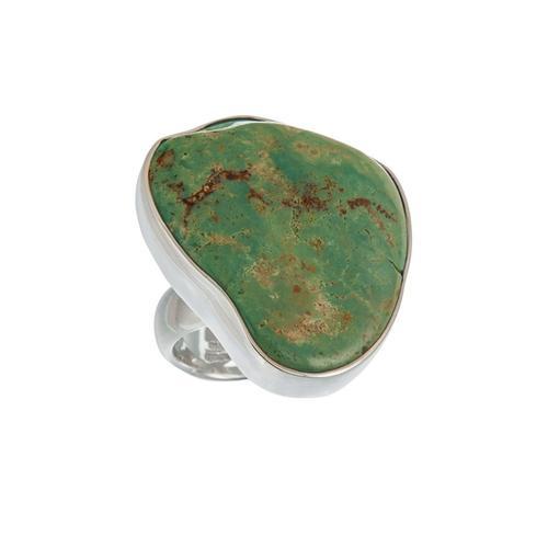charles albert Sterling Silver Campo Frio Turquoise Adjustable Ring Sterling Silver Rings