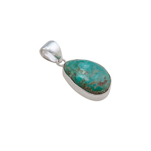 Charles Albert Sterling Silver Campo Frio Turquoise Pendant Sterling Silver Pendants