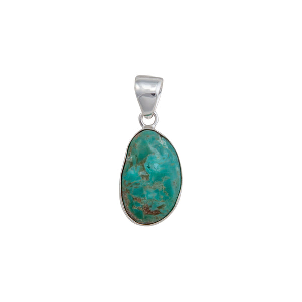 charles albert Sterling Silver Campo Frio Turquoise Pendant Sterling Silver Pendants