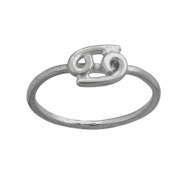 charles albert Sterling Silver Cancer Ring 30% Off - Discontinued Items