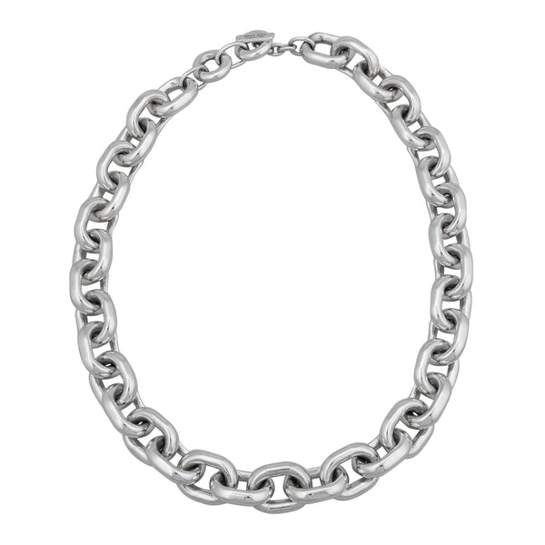 charles albert Sterling Silver Chain Link Necklace 15% Off - Discontinued Items
