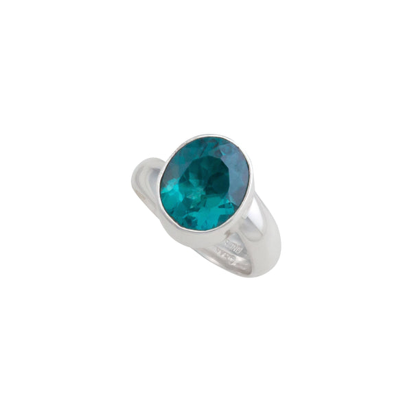 charles albert Sterling Silver Chrome Dioptase Adjustable Ring Sterling Silver Rings