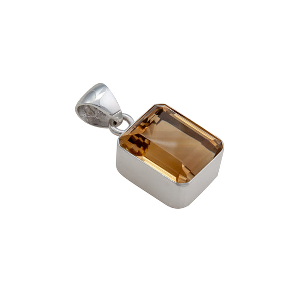 Charles Albert Sterling Silver Citrine Pendant Sterling Silver Pendants