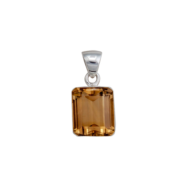 charles albert Sterling Silver Citrine Pendant Sterling Silver Pendants
