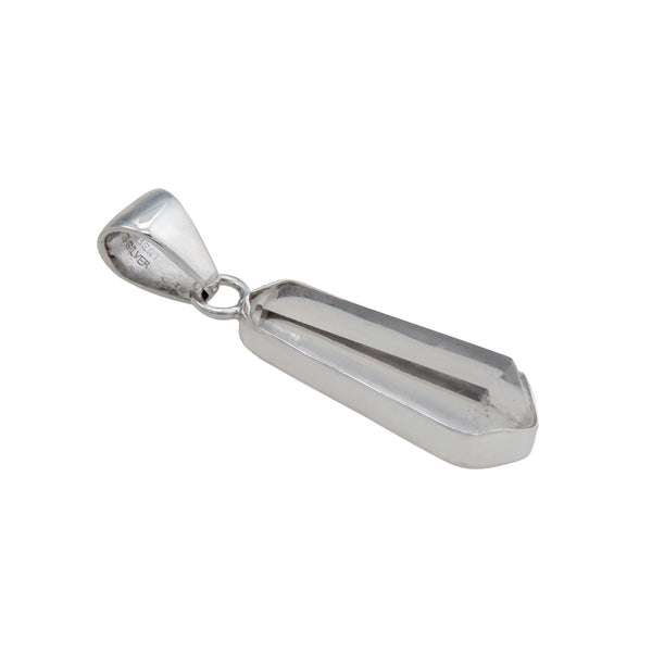 Charles Albert Sterling Silver Clear Quartz Point Pendant Sterling Silver Pendants