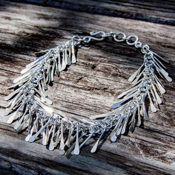 Charles Albert Sterling Silver Fringe Bracelet Sterling Silver Bracelets + Cuffs
