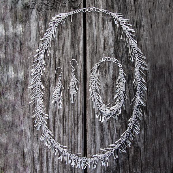 Charles Albert Sterling Silver Fringe Bracelet Sterling Silver Bracelets + Cuffs