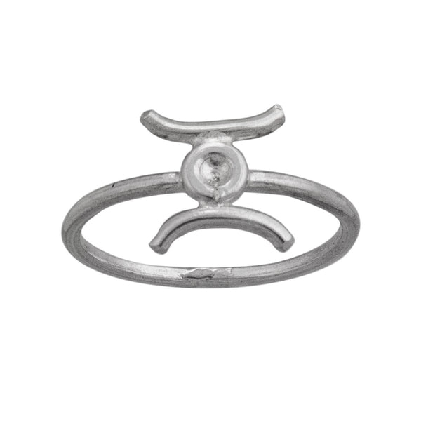 charles albert Sterling Silver Gemini Ring 30% Off - Discontinued Items