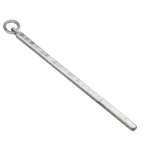 charles albert Sterling Silver Hammered Stick Pendant Sterling Silver Pendants
