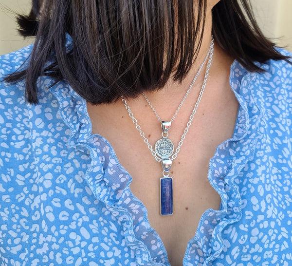 Charles Albert Sterling Silver Kyanite Pendant Sterling Silver Pendants