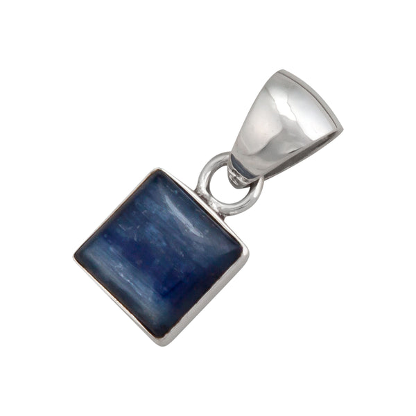 Charles Albert Sterling Silver Kyanite Square Pendant Sterling Silver Pendants