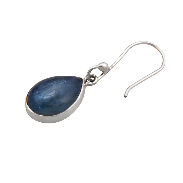 Charles Albert Sterling Silver Kyanite Teardrop Earrings Sterling Silver Earrings