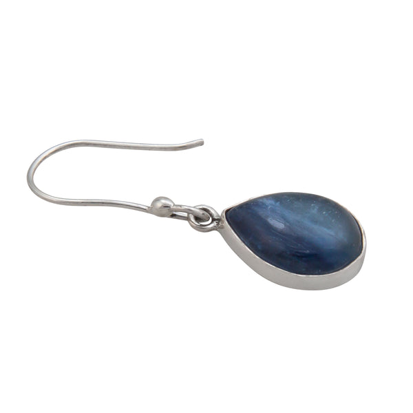 Charles Albert Sterling Silver Kyanite Teardrop Earrings Sterling Silver Earrings
