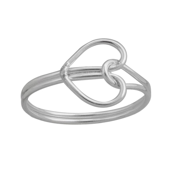 charles albert Sterling Silver Love Me Knot Ring 30% Off - Discontinued Items