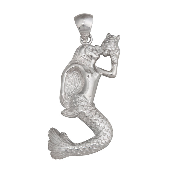 Charles Albert Sterling Silver Mermaid Pendant Sterling Silver Pendants