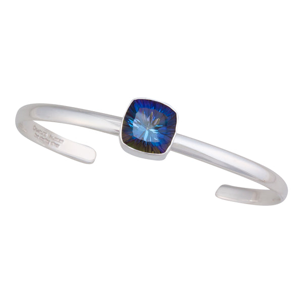 Charles Albert Sterling Silver Mystic Quartz Mini Cuff Sterling Silver Bracelets + Cuffs