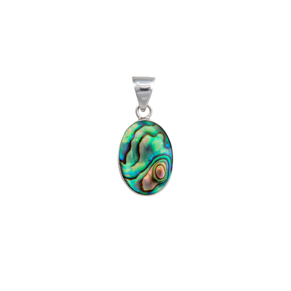 charles albert Sterling Silver Natural Abalone Petite Pendant Sterling Silver Pendants