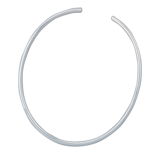 charles albert Sterling Silver Oval Tube Neckwire 15% Off - Discontinued Items