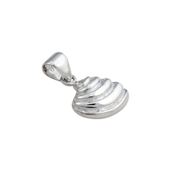 Charles Albert Sterling Silver Pawley's Island Shell Pendant Sterling Silver Pendants