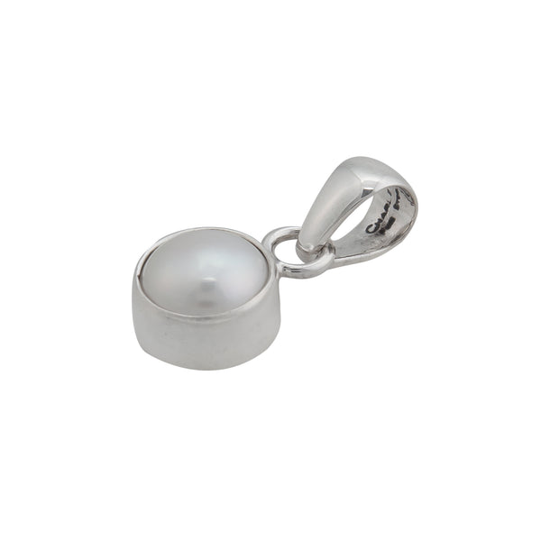 Charles Albert Sterling Silver Pearl Pendant Sterling Silver Pendants