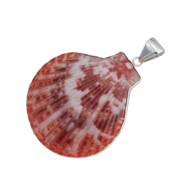 Charles Albert Sterling Silver Pectin Shell Pendant Sterling Silver Pendants