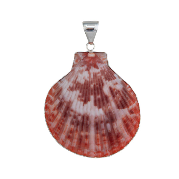 charles albert Sterling Silver Pectin Shell Pendant Sterling Silver Pendants
