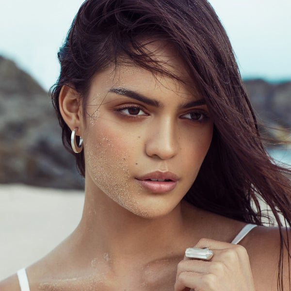 Charles Albert Sterling Silver Petite Hoop Earrings Sterling Silver Earrings