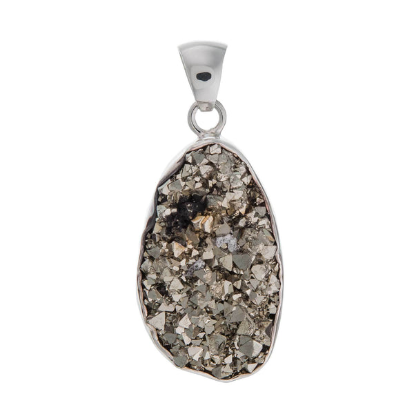 Charles Albert Sterling Silver Pyrite Pendant Sterling Silver Pendants