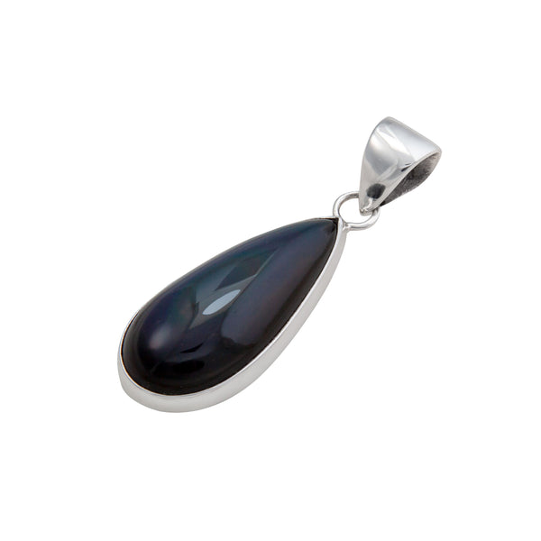 Charles Albert Sterling Silver Rainbow Obsidian Pendant Sterling Silver Pendants