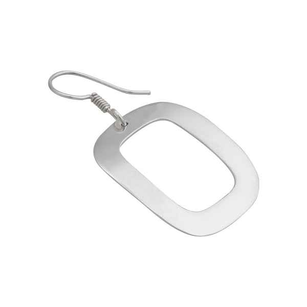 Charles Albert Sterling Silver Rectangle Cut Out Earrings 15% Off - Discontinued Items