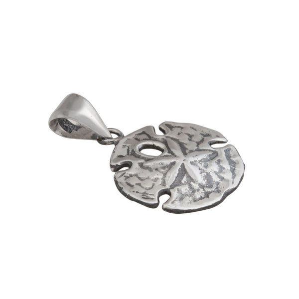 Charles Albert Sterling Silver Sand Dollar Pendant Sterling Silver Pendants