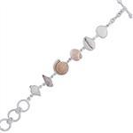 Charles Albert Sterling Silver Small Multi-Shell Bracelet Sterling Silver Bracelets + Cuffs