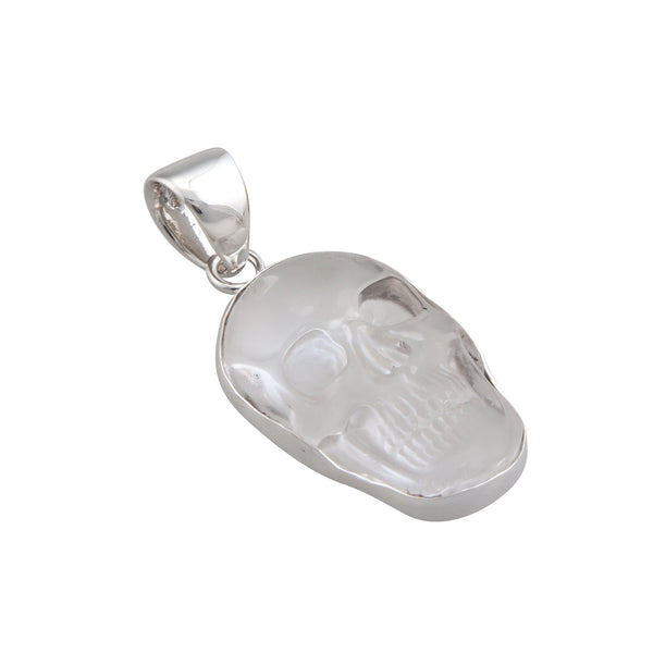 Charles Albert Sterling Silver Small Skull Pendants Sterling Silver Pendants